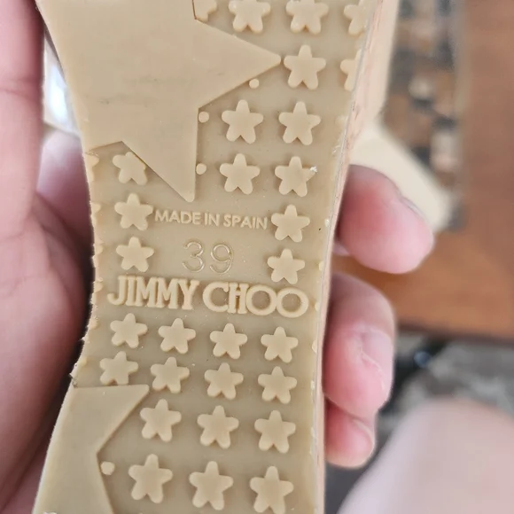Jimmy Choo Panna patent leather slides size 39
